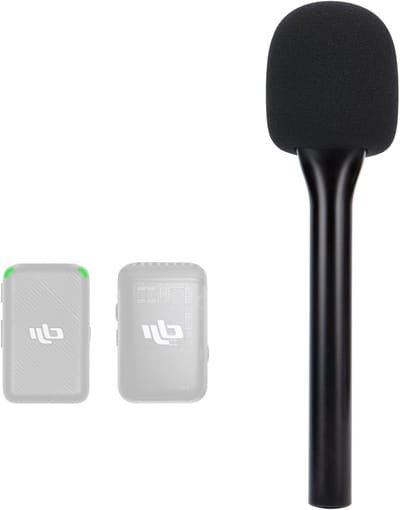Draadloze Handheld Microfoonstandaard voor Interviews, Geschikt voor DJI Microfoons en Accessoires