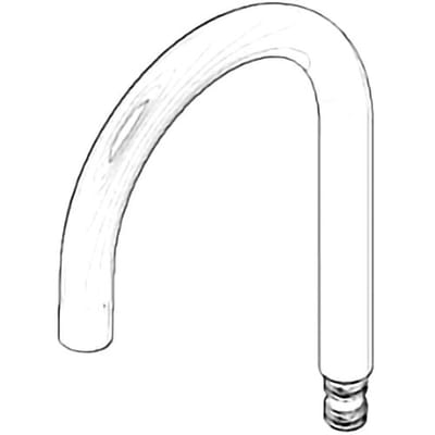 Dornbracht Tara Classic replacement spout 13.5 cm for 33500880 Art. 90282206101-00