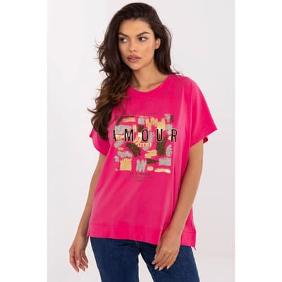 City Amour T-Shirt - Fuchsia / L/XL