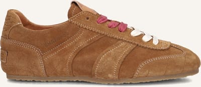 Shabbies Amsterdam - Ciska Base Sneaker Croco Cognac - Maat 36
