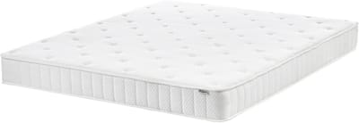 DUO - Pocketveringmatras - Wit - 160 x 200 cm - Polyester