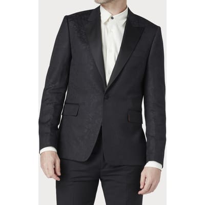 Paul Smith Evening 1btn Jacket Black Melange Size: 46 | Blazers Outlet | Heren | Zwart