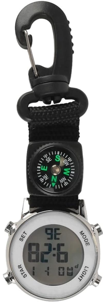 Dailygoods- Zakhorloge multifunctioneel - Waterdicht - Zinklegering - 13,5 cm - Lichtgevende functie - Geschikt voor buitengebruik - Bergbeklimmingshorloge