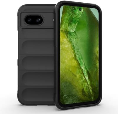 Coverup Hoesje - Geschikt voor Google Pixel 8a Hoesje - Coverup Hands-On Rugged Back Cover - Zwart