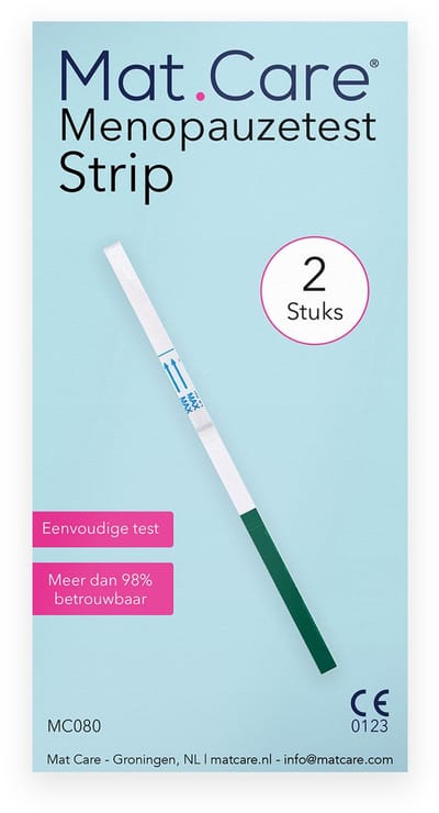 Mat Care Menopauzetest Strip - vruchtbaarheidstest vrouw - 2 stuks