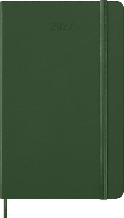 Moleskine 12 Maanden Agenda - 2027 - Dagelijks - Large - Harde Kaft - Mirte Groen