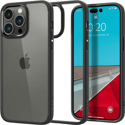 Spigen Ultra Hybrid Apple iPhone 14 Pro Max Hoesje Matte Zwart