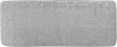 Tendance Badmat Pebble - Memory Foam - extra lang - lichtgrijs - 45 x 120 cm - antislip - badkamer