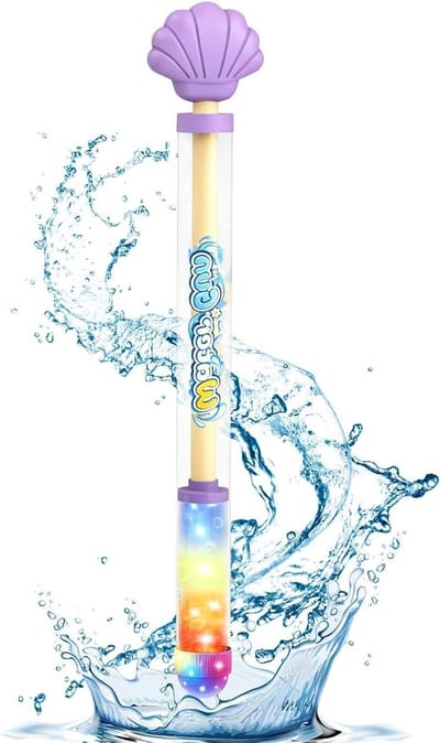 Watersproeier Kinderen - Waterpistool Speelgoed - Buiten Spelen - Met LED Licht - 36 cm - Paars