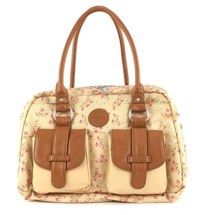 Lässig schoudertas luiertas Vintage Metro Bag Rosebud Fairytales beige