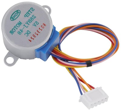 Stappenmotor Set - Micro Motor - Robotica Projecten - Hoge Koppel Laag Geluid - 5 Volt - Zwart