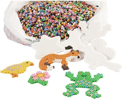 Creativ Company strijkkralen set NABBI BioBeads 30.000 stuks milieuvriendelijk.