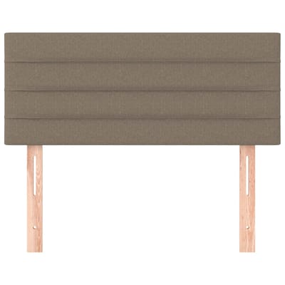 vidaXL - Hoofdbord - 80x5x78/88 - cm - stof - taupe