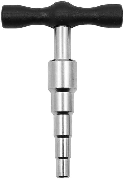 Dailygoods- Kalibratiedoorn Professioneel - Metalen Kalibratiedoorn - Multi-Kalibratorbuizen - Composietbuizen - Ontbramen/Afschuin - IJzer/Kunststof - Buiskalibrator