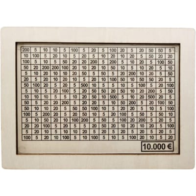 500/3000/10000 Euro Houten Spaarpot met Teller Spaarvarken Munt Contant Geld Container Kinderen Volwassenen Geld Besparen Koffer Vintage Spaarpot