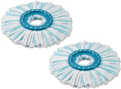 Leifheit Vervangingskop CLEAN TWIST Disc Mop micro, 2 stuks, voor 991086 + 991087 Set CLEAN TWIST Disc Mop Ergo/mobiel