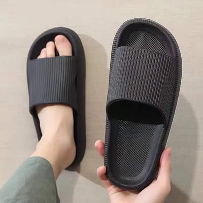 Antislip EVA Slippers 42-43 voor Mannen – Lichtgewicht Badslippers met Dikke Zool | Zomersandalen voor Douche, Badkamer & Thuis