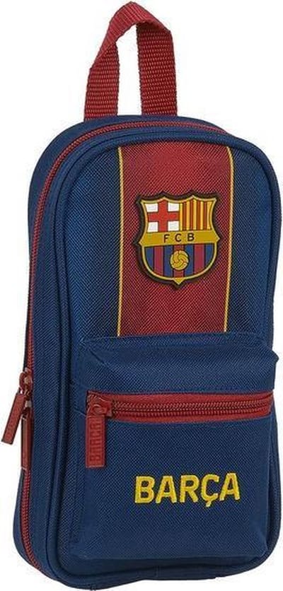 School Etui - F.C. Barcelona - Kastanjebruin Marineblauw (33 Onderdelen)