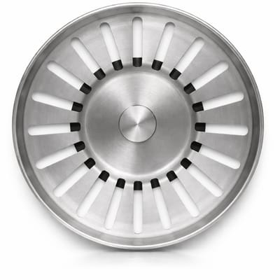 Waterval Premium Brushed Korfplug RVS - Inclusief 3 Pinnen - Zilver - 78mm