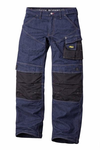 Werkbroek Snickers Workwear Craftsmens Denim – 3355 – Denim/Zwart – Maat 250