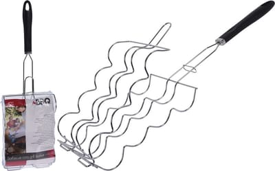 Gardalux Maisklem Zilver Staal Barbecue 54 X 18,5 Cm