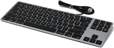 Matias Bedraad Tenkeyless Toetsenbord (Spacegrijs)