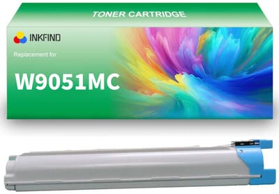 INKFIND W9051MC Cyaan tonercartridge compatibel met HP W9051MC Cyaan geschikt voor HP Color LaserJet MFP E87640/87650/87660 - 1-pack Cyaan