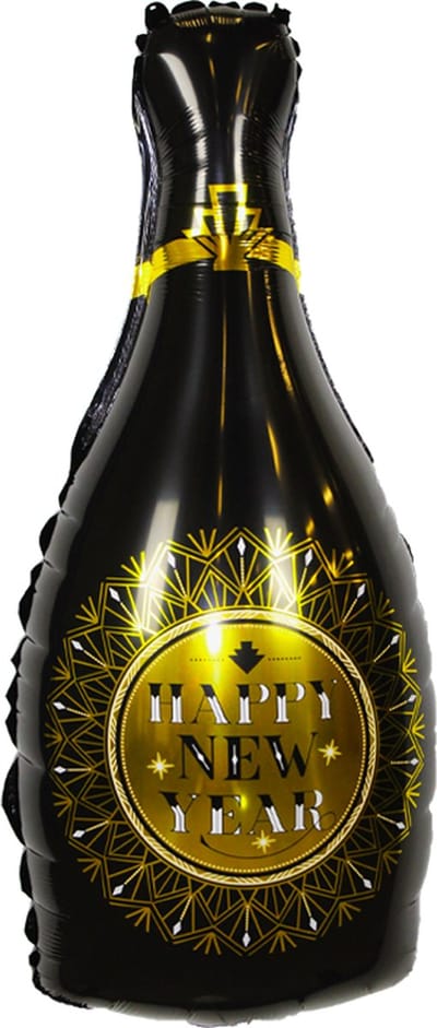 Happy New Year Versiering Ballon 2024 Oud En Nieuw Feest Artikelen Decoratie Helium Ballonnen Feest Versiering – 1 Stuk