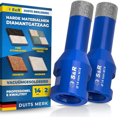 Diamantboor voor Tegels, Keramiek, Graniet en Steen - 14mm