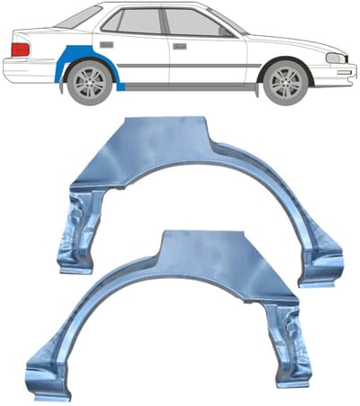 Reparatiepaneel achterspatbord voor Toyota Camry 1991-1996 / Links + Rechts