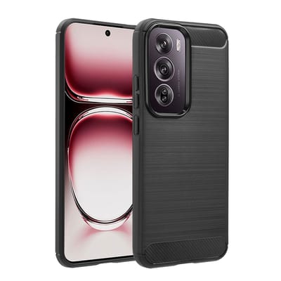 imoshion Hoesje - Geschikt voor Oppo Reno 12 - Brushed Backcover - Zwart