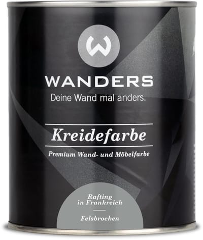 Wanders24 Shabby Chic – krijtverf – 750 ml – Felsbrocken grijs