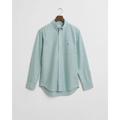 Gant Overhemd Classic Oxford Stripe Diep Groen / male