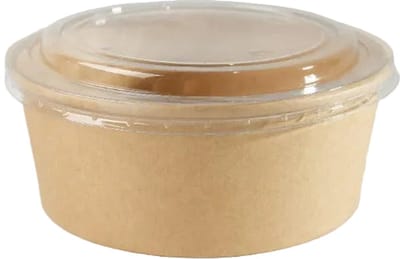 100x Salade Poke Bowl 750ml Ø150mm 26oz met deksels