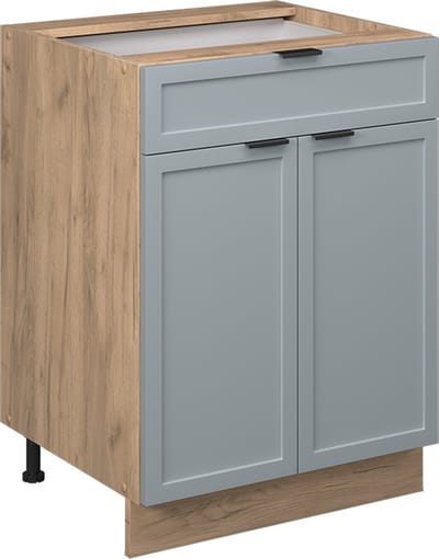 Vicco Fame-Line Keukenonderkast – 60 cm met lade, zonder werkblad Licht blauw-grijs