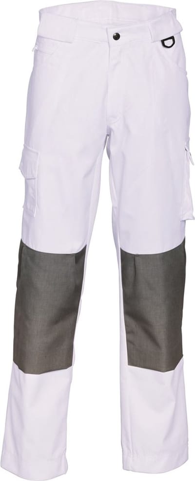 HAVEP Werkbroek Worker kniezakken 8597 - Wit/Grijs - 48
