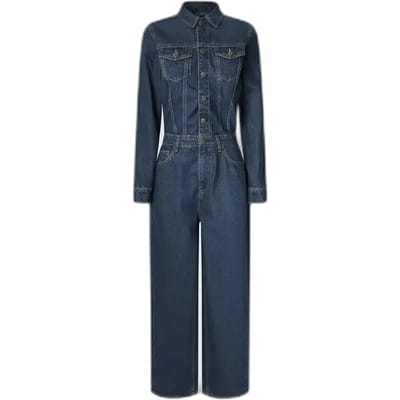 Pepe Jeans Shyla Denim Overall Blauw XS Vrouw