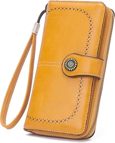 Portemonnee Dames, Portemonnee, Portemonnees, Portefeuille Dames, Dames Pasjes Houder, Card Holder Wallet, Portefeuille, Portefeuille Dames Met Kaarthouders, Creditcardhouder, Pasjeshouder Vrouwen, Moederdag, Valentijnsdag, Verjaardag, GEEL