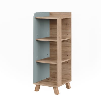 Vicco Karen Midikast – 30 x 90 cm met 4 planken Sonoma/blauw