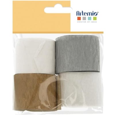 4 rollen crêpepapier 10 m - Artemio