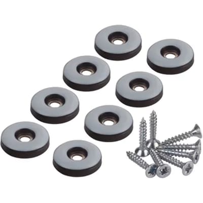 Fix-o-moll Meubelglijder Easy Glider - Schroefbaar - Kunststof - Diam. 22mm - Rond - 8 Stuks