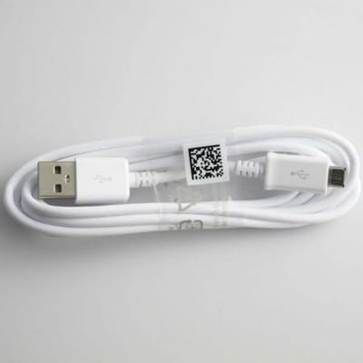 Witte Micro USB-kabel voor Samsung Galaxy S4 S3 S2 ACE Oplader Data USB 2.0