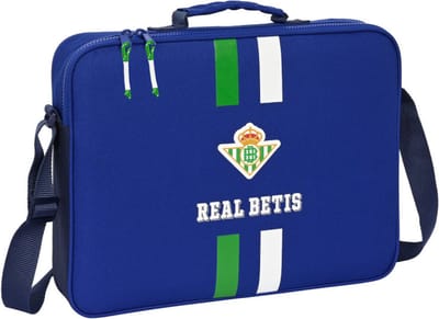 Schooltas Real Betis Balompié Blauw (38 x 28 x 6 cm)
