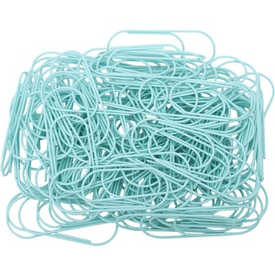 100 Pièces Grand Trombone 2 Pouces 50mm Métal Anti-rouille Mignon Trombonnes Jumbo pour Maison École Bureau vert