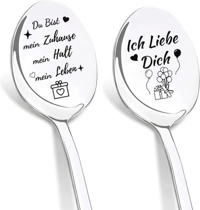 Personalisierbare koffielepels met gravure voor hem en haar - Perfect cadeau voor elke gelegenheid