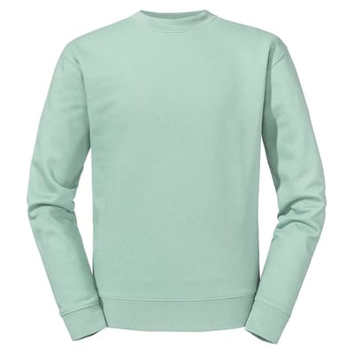 Russell Heren Authentiek Effen Sweatshirt (Eucalyptus)