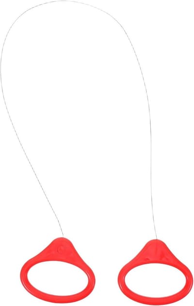 Keramiek Draadsnijder - Kleigereedschap Snijder - Pottenbakken Beeldhouwen - Ergonomisch Handvat - 55 cm - Rood
