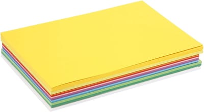 Voorjaars karton, A4 210x297 mm, 180 gr, 300 div vellen, diverse kleuren