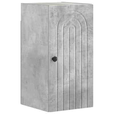 vidaXL - Badkamer - wandkast - ALKMAAR - Betongrijs - 30 - x - 31 - x - 59 - cm