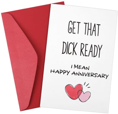 Dailygoods- Jubileumkaart Hilarisch - Wenskaart Set - Kleurrijk - Parelmoerpapier - 20,6 x 13,5 cm - Inclusief Envelop